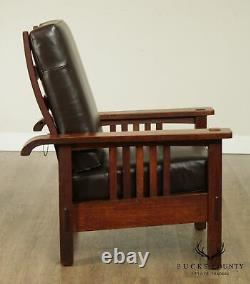 Stickley Brothers Antique Mission Oak Morris Chair