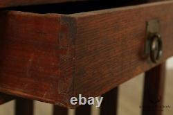 Stickley Brothers Antique Mission Oak One Drawer Console Table