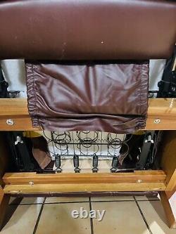 Stickley Mission Collection Bow Arm Oak and Leather Morris Recliner