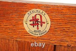 Stickley Mission Collection Harvey Ellis Oak Inlaid Cabinet