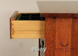 Stickley Mission Collection Harvey Ellis Oak Nine Drawer Tall Chest