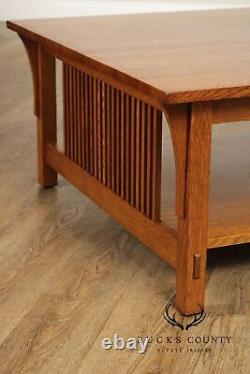 Stickley Mission Collection Oak Cocktail Table