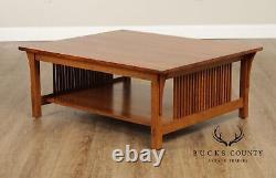 Stickley Mission Collection Oak Cocktail Table