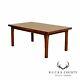 Stickley Mission Collection Oak Draw Top Dining Table