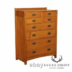 Stickley Mission Collection Oak High Chest