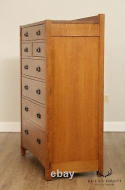 Stickley Mission Collection Oak High Chest