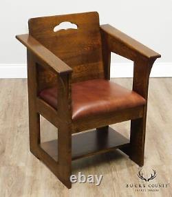 Stickley Mission Collection Oak Limbert Cafe Armchair