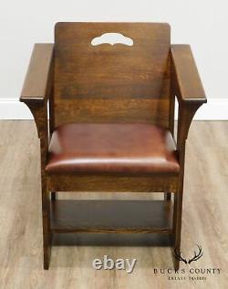 Stickley Mission Collection Oak Limbert Cafe Armchair