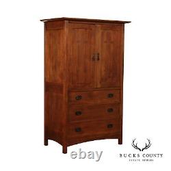 Stickley Mission Collection Oak Media Door Chest