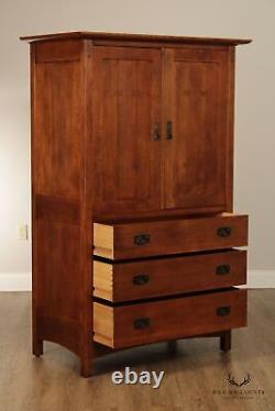 Stickley Mission Collection Oak Media Door Chest