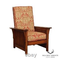 Stickley Mission Collection Oak Morris Reclining Arm Chair