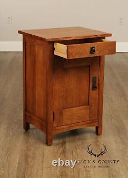 Stickley Mission Collection Oak Nightstand Cabinet