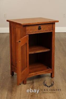 Stickley Mission Collection Oak Nightstand Cabinet