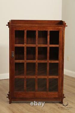 Stickley Mission Collection Oak One Door Bookcase
