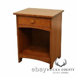 Stickley Mission Collection Oak One Drawer Nightstand