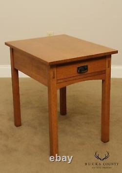Stickley Mission Collection Oak One Drawer Side Table