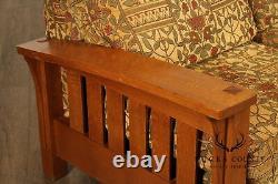 Stickley Mission Collection Oak Orchard Street Sofa Settee