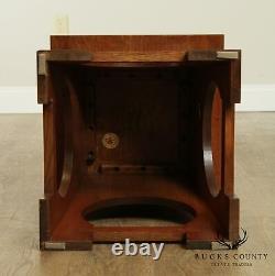 Stickley Mission Collection Oak Roycraft Taboret Side Table (A)