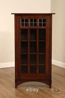 Stickley Mission Collection Oak Single Door Bookcase