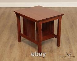 Stickley Mission Collection Oak Spindle End Table