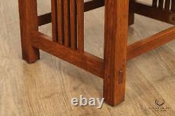 Stickley Mission Collection Oak Spindle Footstool