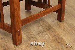 Stickley Mission Collection Oak Spindle Footstool