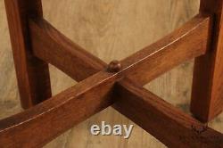 Stickley Mission Collection Oak Taboret Side Table