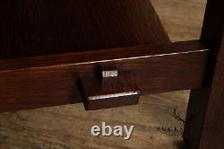 Stickley Mission Collection Oak Tile Top Cocktail Table