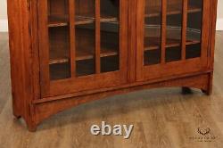 Stickley Mission Collection Oak Two Door Bookcase