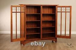 Stickley Mission Collection Oak Two Door Bookcase