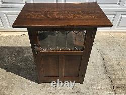 Stickley Mission Collection Roycroft Oak Chafing Dish Cabinet