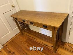 Stickley Mission Oak Console Table