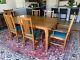 Stickley Oak Mission Style Table and Chairs