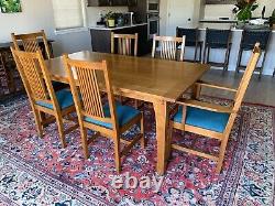 Stickley Oak Mission Style Table and Chairs