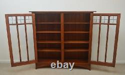 Stickley Oak Mission Two Door Bookcase