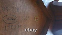 Stickley Oak, Round, Mission Style Dining Table