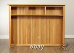 Stickley Solid Oak Mission Style Hutch Top
