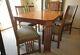 Stickley-Style Mission Arts & Crafts Extension Oak Dining Table