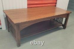 Stickley Style Mission Oak Coffee Table