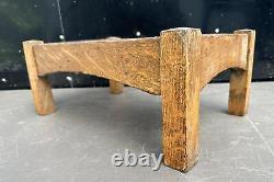 Vintage Antique Mission Oak Style Footstool