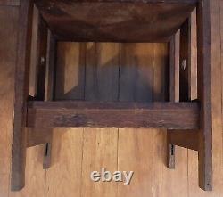 Vintage Mission Oak/ Arts & Crafts Antique 4 Tier Bookcase-Etagere 41 H