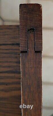 Vintage Mission Oak/ Arts & Crafts Antique 4 Tier Bookcase-Etagere 41 H