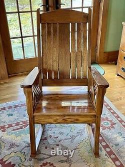 Vintage Mission Oak Rocking Chair