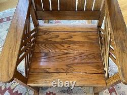 Vintage Mission Oak Rocking Chair