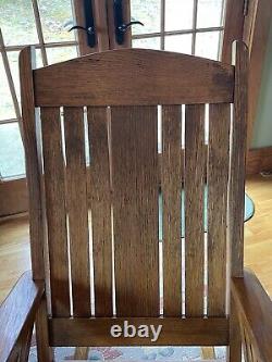 Vintage Mission Oak Rocking Chair